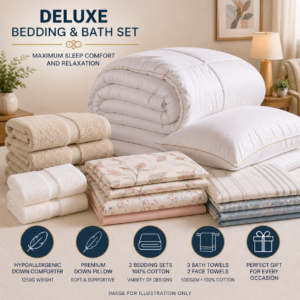 חבילת מיטה ואמבט דלוקס - Deluxe Dorm Package