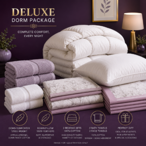 חבילת מיטה ואמבט דלוקס - Deluxe Dorm Package