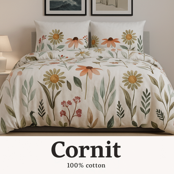 ⁦סט של 100% כותנה פשתן איכותי - Set of Quality 100% Cotton Linen⁩ – תמונה ⁦2⁩
